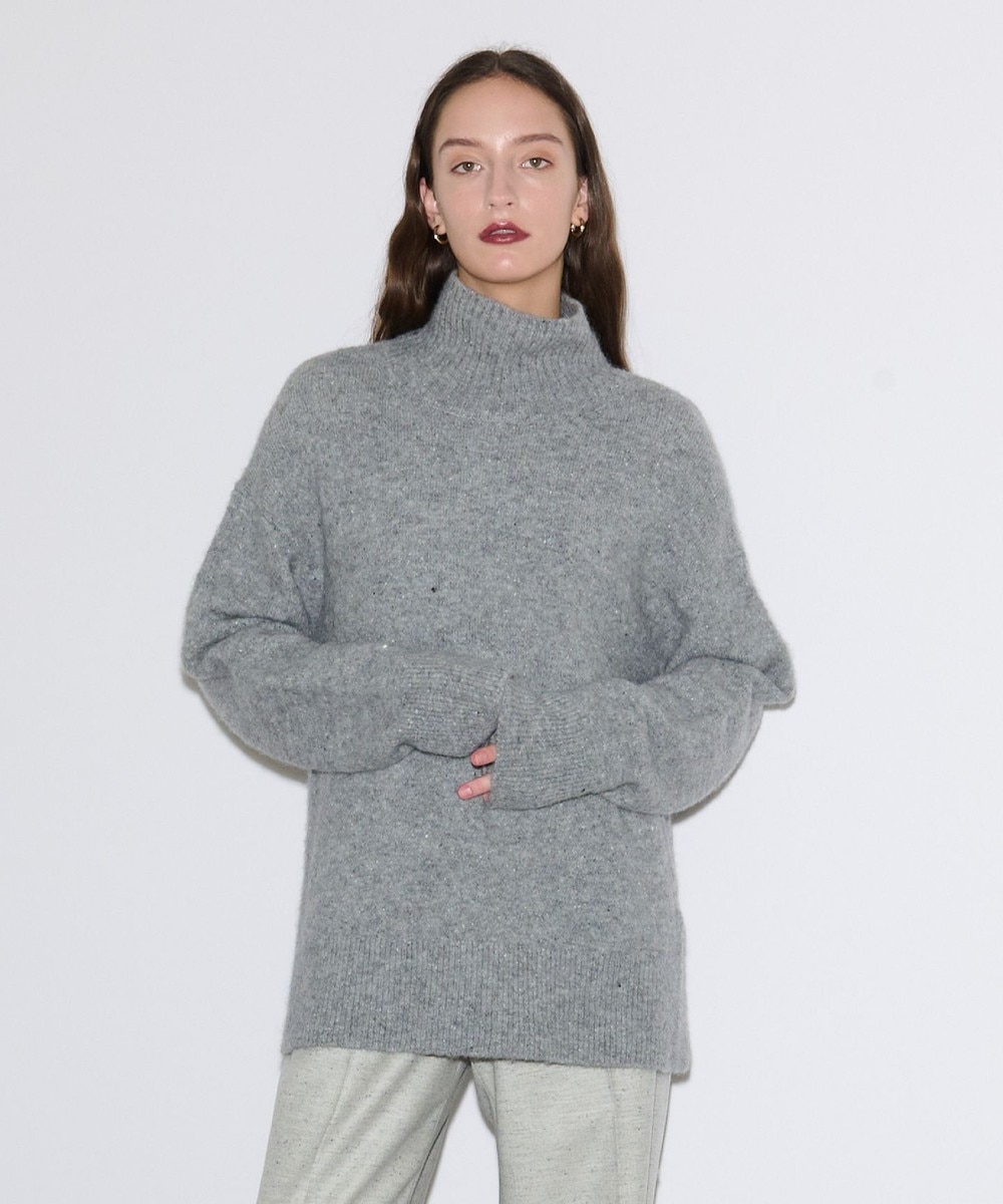 【オンワード】 JOSEPH>トップス 【柚香 光さん着用】アルパカシルクネップ ハイネックニット ライトグレー M レディース 【送料無料】 【オンワード】 JOSEPH>トップス 【柚香 光さん着用】アルパカシルクネップ ハイネックニット ライトグレー M レディース 【送料無料】