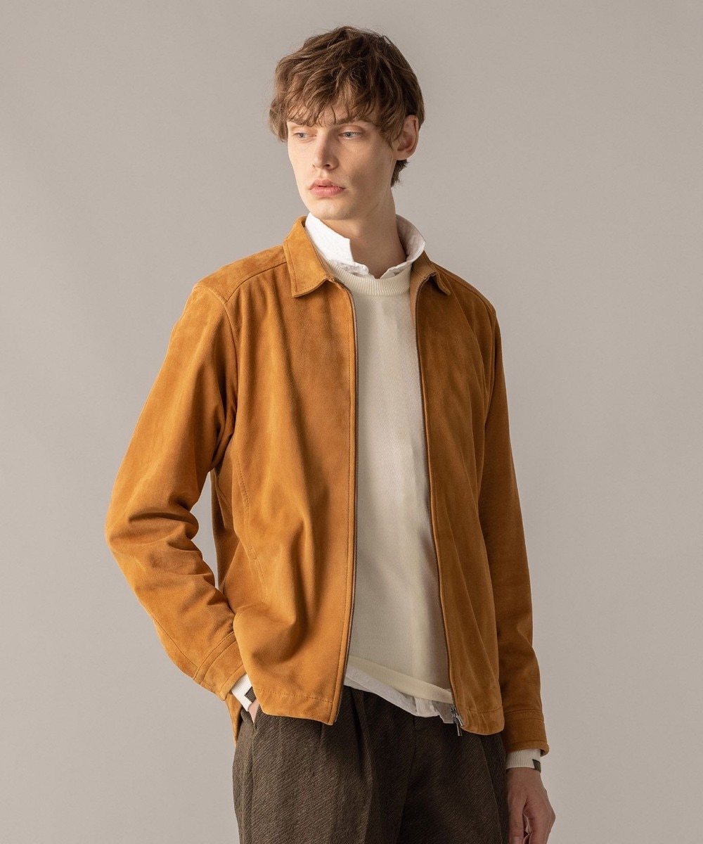 【オンワード】 JOSEPH MEN>ジャケット/アウター ライトシープスウェード ブラック 52 メンズ 【送料無料】