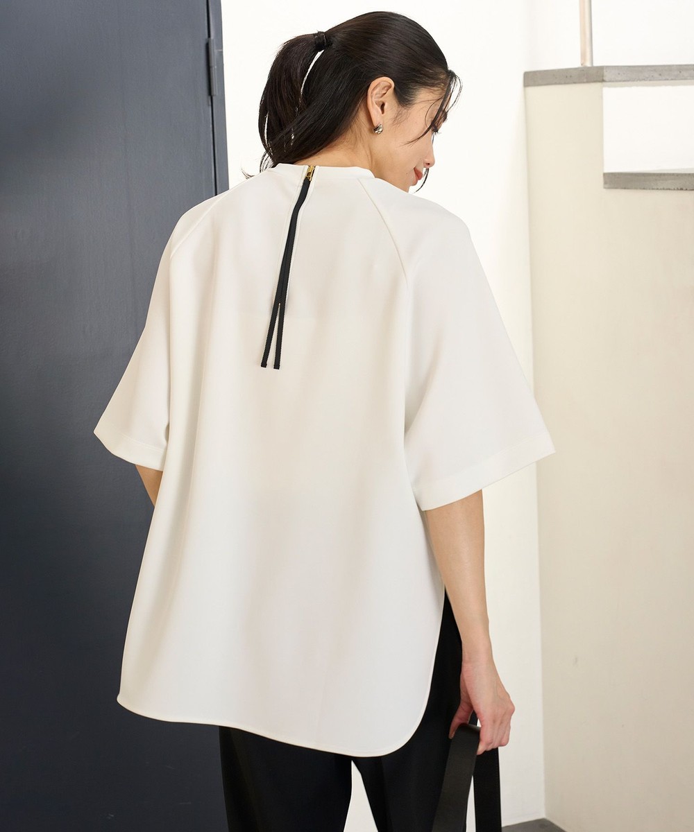 【オンワード】 UNFILO>トップス 【接触冷感/UVカット】BEAUTY FORM JERSEY Light バックZIPトップス オフ M レディース 【オンワード】 UNFILO>トップス 【接触冷感/UVカット】BEAUTY FORM JERSEY Light バックZIPトップス オフ M レディース