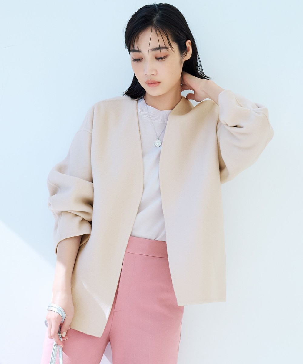 【オンワード】 23区 S>ジャケット/アウター MANTECOリバー ショート コート ラベンダー 30 レディース 【送料無料】