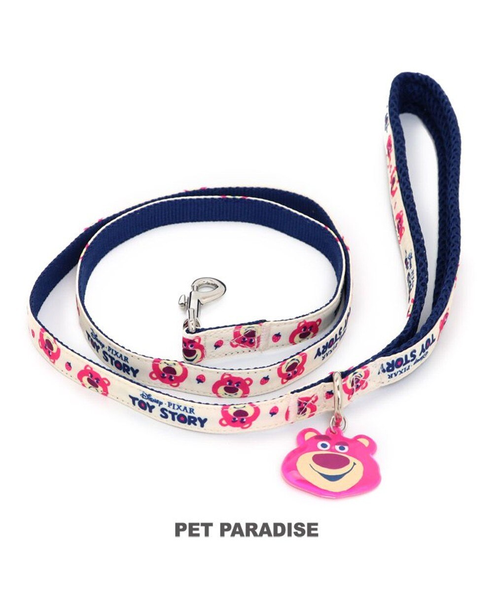 PET PARADISE>ペットグッズ 犬 リード ディズニー トイ・ストーリー ロッツォ 【４Ｓ~３Ｓ】 小型犬 おさんぽ ピンク（濃） ３Ｓ