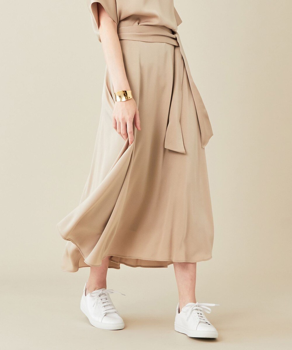 【オンワード】 BEIGE,>スカート MERU / フレアスカート Camel 4 レディース 【送料無料】