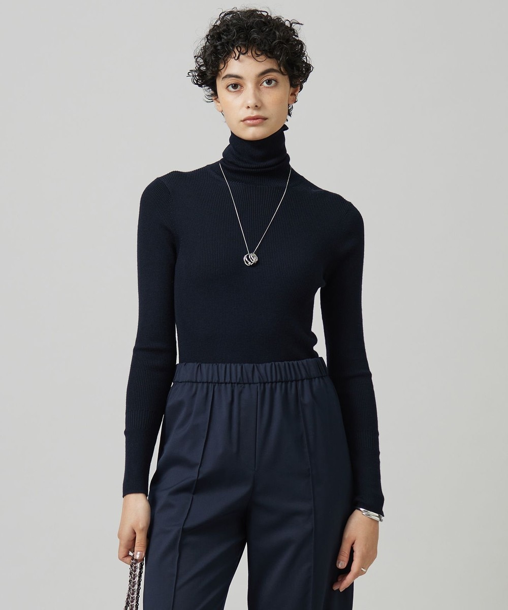 【オンワード】 ICB L(大きいサイズ)>トップス 【CLASSY.1月号掲載・新色追加・洗える】エクストラファインメリノ タートルネックプルオーバー ネイビー L レディース 【オンワード】 ICB L(大きいサイズ)>トップス 【CLASSY.1月号掲載・新色追加・洗える】エクストラファインメリノ タートルネックプルオーバー ネイビー L レディース