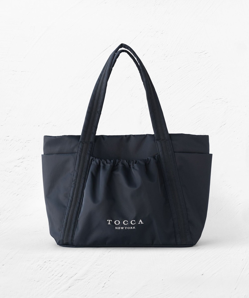 【オンワード】 TOCCA>バッグ 【WEB&一部店舗限定】【A4サイズ対応・撥水・サスティナブル素材】SOSTA POCKETTOTE トートバッグ ネイビー F レディース 【オンワード】 TOCCA>バッグ 【WEB&一部店舗限定】【A4サイズ対応・撥水・サスティナブル素材】SOSTA POCKETTOTE トートバッグ ネイビー F レディース