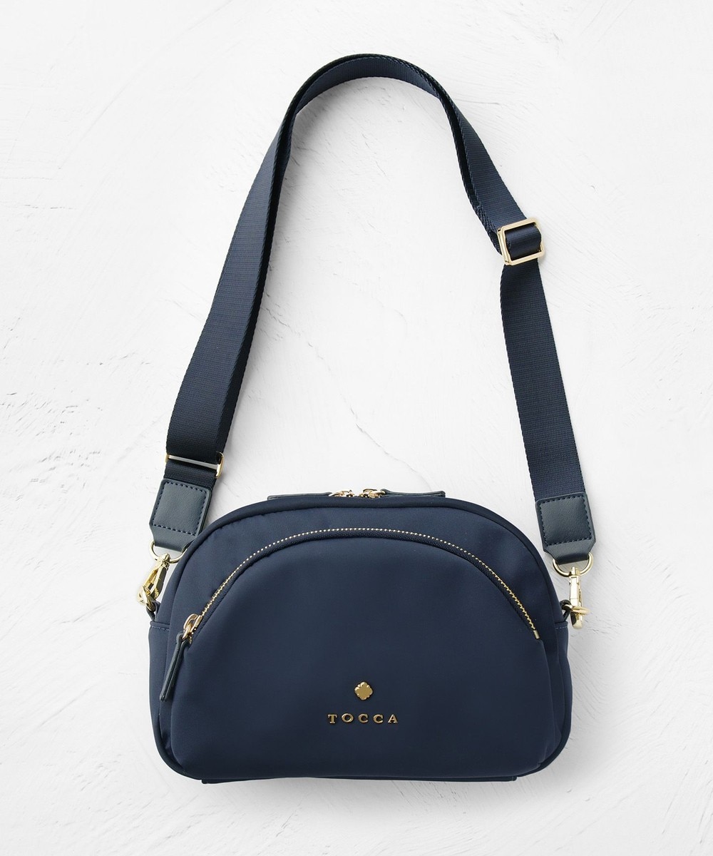 【オンワード】 TOCCA>バッグ 【撥水】LUNAE NYLON BAG ショルダーバッグ ネイビー F レディース 【オンワード】 TOCCA>バッグ 【撥水】LUNAE NYLON BAG ショルダーバッグ ネイビー F レディース