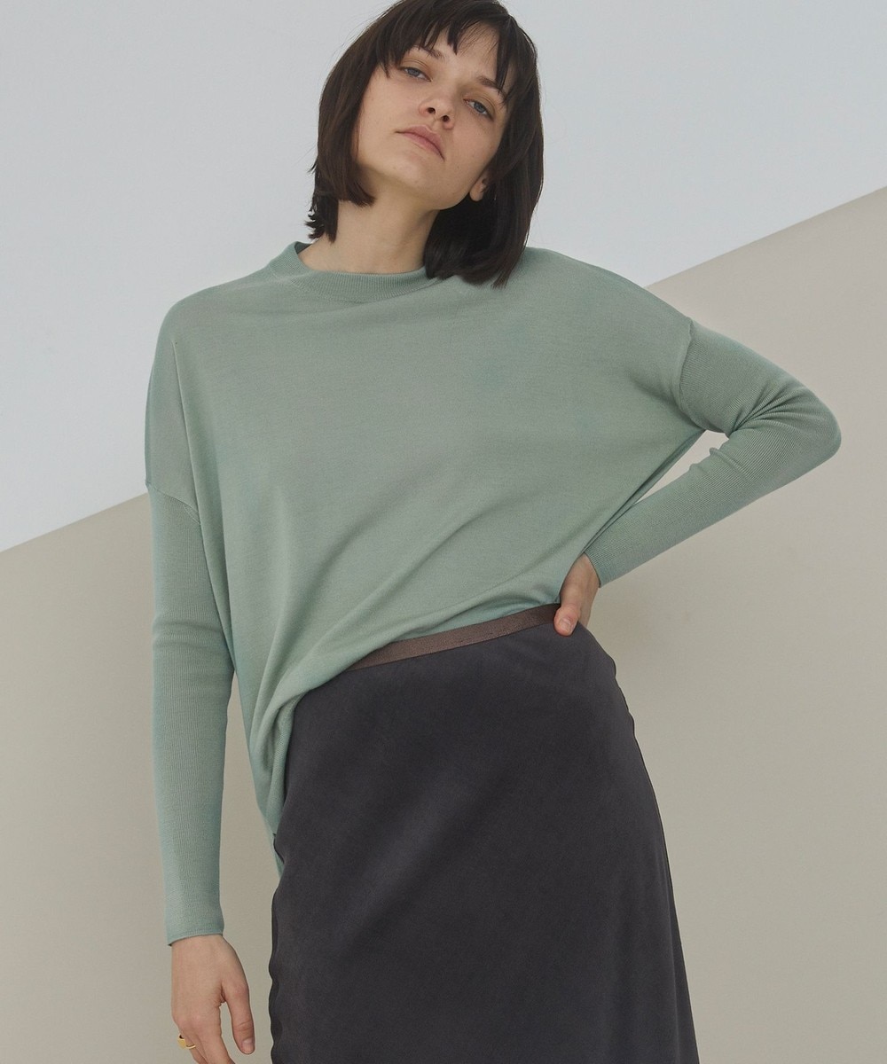 【オンワード】 BEIGE,>トップス CRUET / ベーシックニット Water Green 4 レディース 【送料無料】