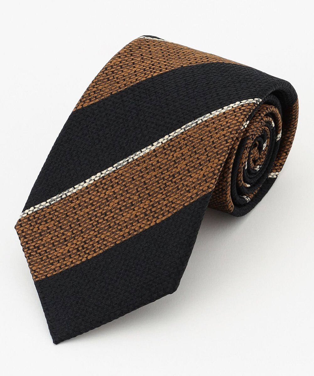 【オンワード】 DAKS>スーツ/ネクタイ 【日本製】ローシルクレジメン ネクタイ オレンジ F メンズ 【送料無料】