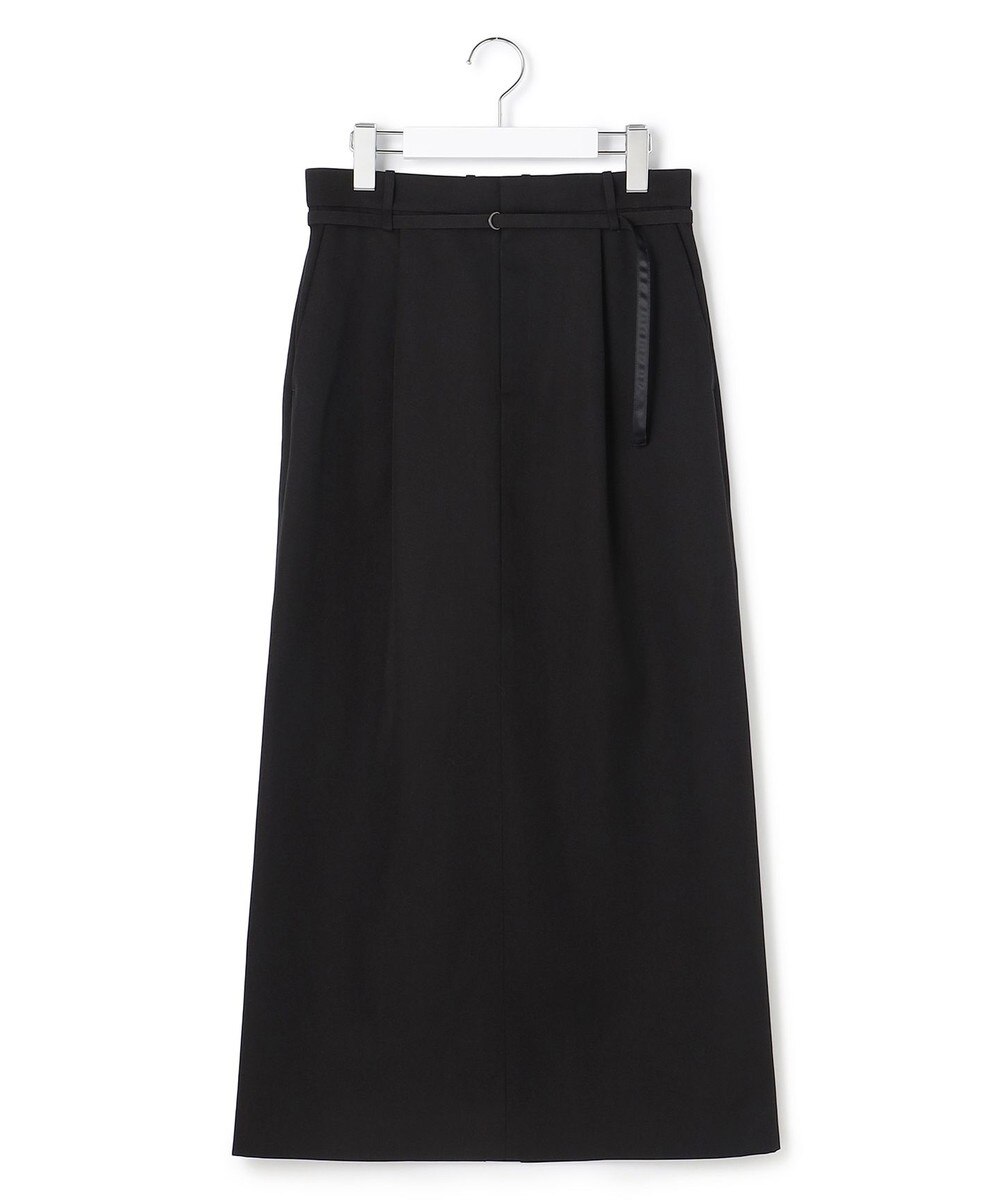 【オンワード】 ICB L（大きいサイズ）>スカート 【WEB＆一部店舗限定・撥水加工・洗える】C0SoftTwiLL ロングスカート ブラック 42 レディース