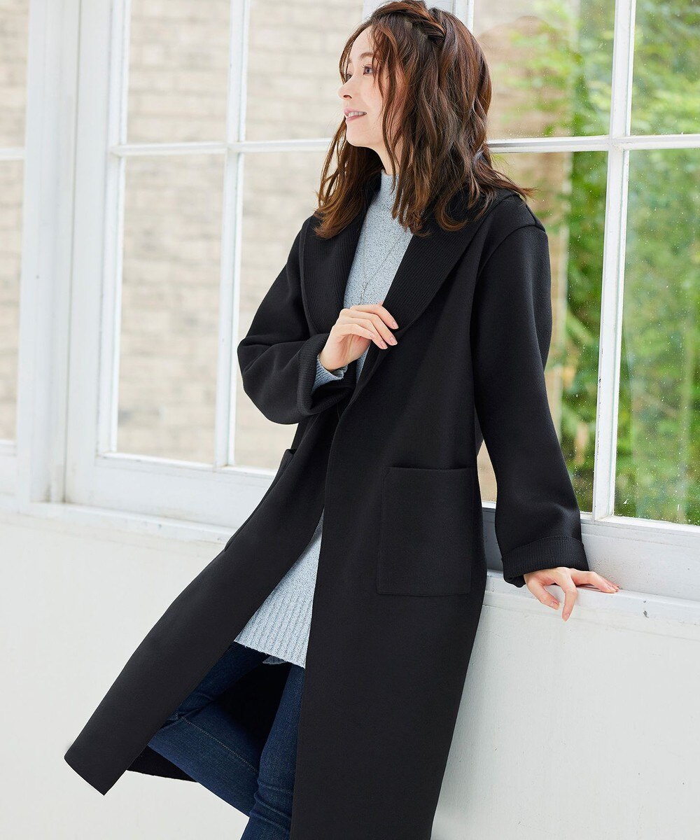 さらっと羽織れるダブルフェイスコート