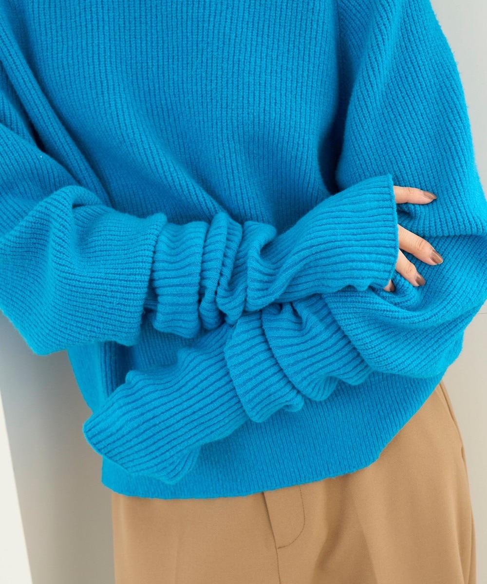 【洗える】ふわふわニット アームウォーマー