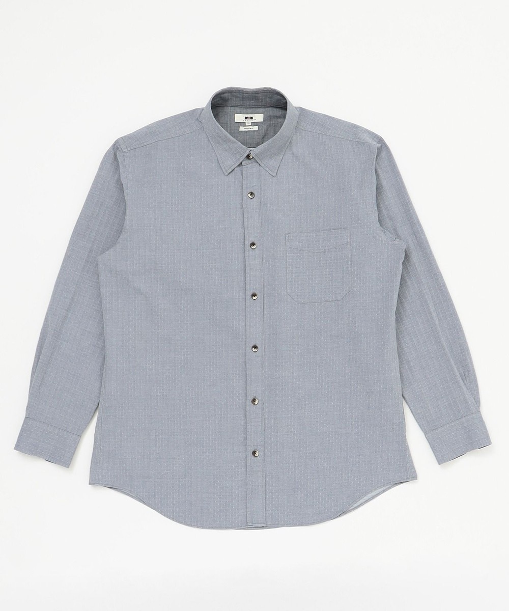 【オンワード】 JOSEPH ABBOUD>トップス 【キングサイズ】JCヘリンボンドットジャガード シャツ ホワイト 3L メンズ 【送料無料】