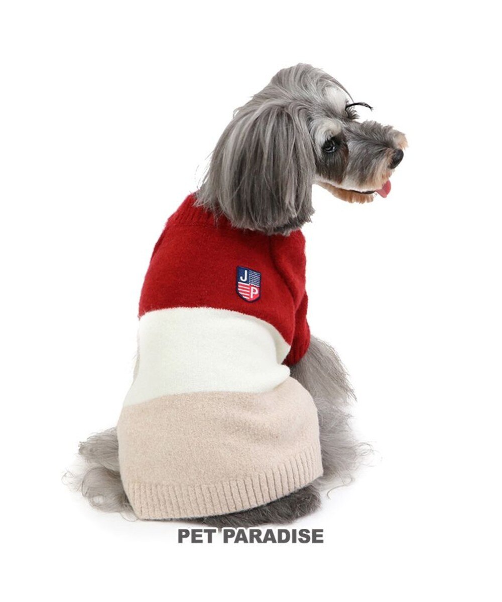 PET PARADISE>ペットグッズ J.PRESS モヘア トリコロール ニット 小型犬 - ＳＳ 【送料無料】