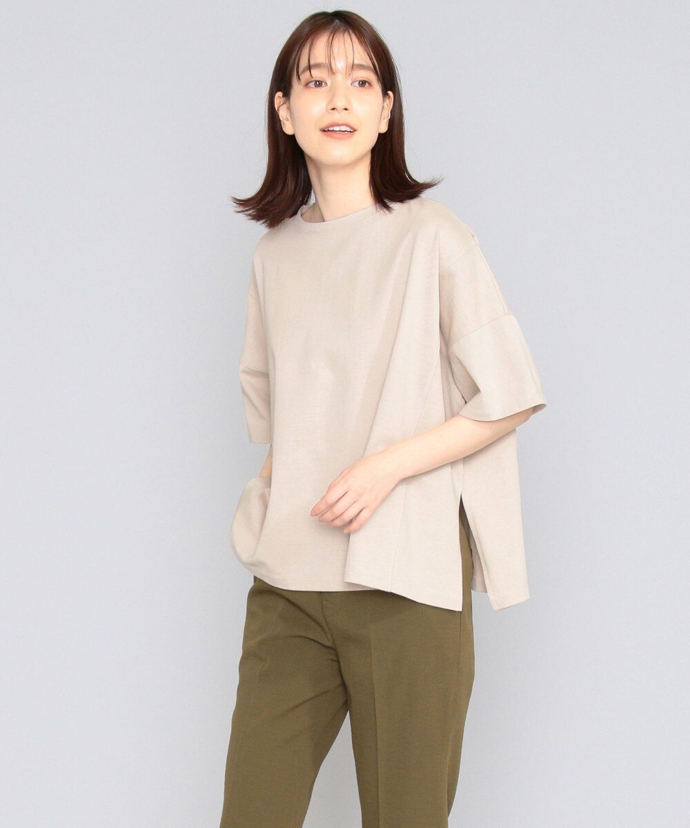 【オンワード】 SHARE PARK LADIES>トップス 【洗える】デザインBIG Tシャツ ホワイト 1 レディース 【送料無料】