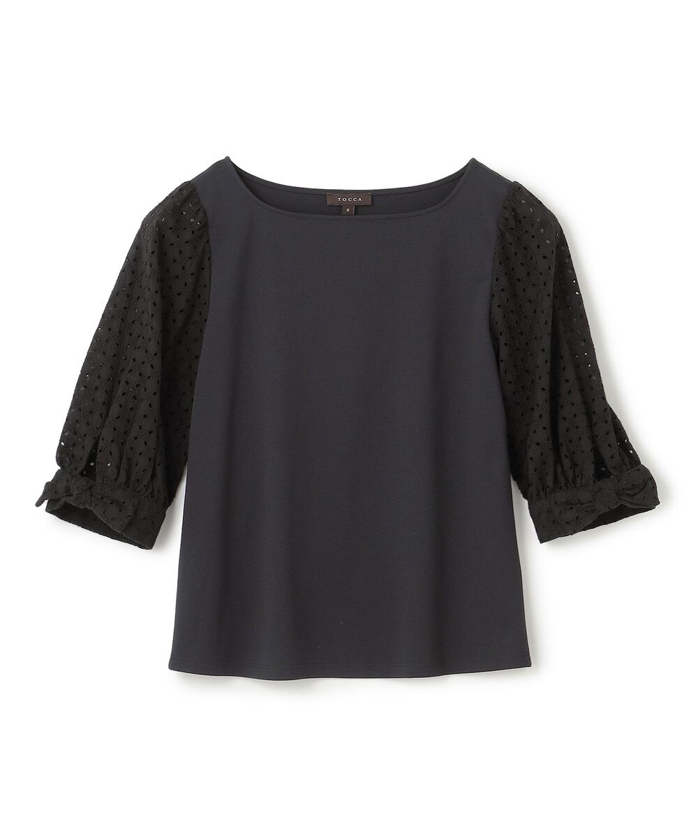 【オンワード】 TOCCA>トップス 【洗える・UVカット・消臭】CARAMEL WRAPPING トップス ブラック S レディース