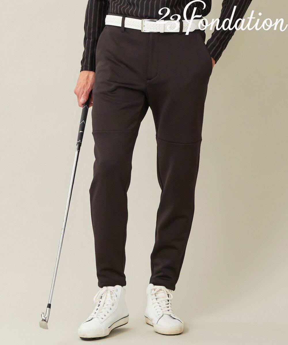 【オンワード】 23区GOLF>パンツ 【2Fondation/MEN】ボンディング ジャージーパンツ ブラック LL メンズ