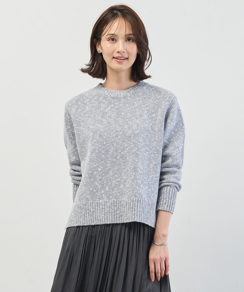 【オンワード】 J.PRESS LADIES>トップス Color Yarn クルーネック ニット サックス L レディース 【オンワード】 J.PRESS LADIES>トップス Color Yarn クルーネック ニット サックス L レディース