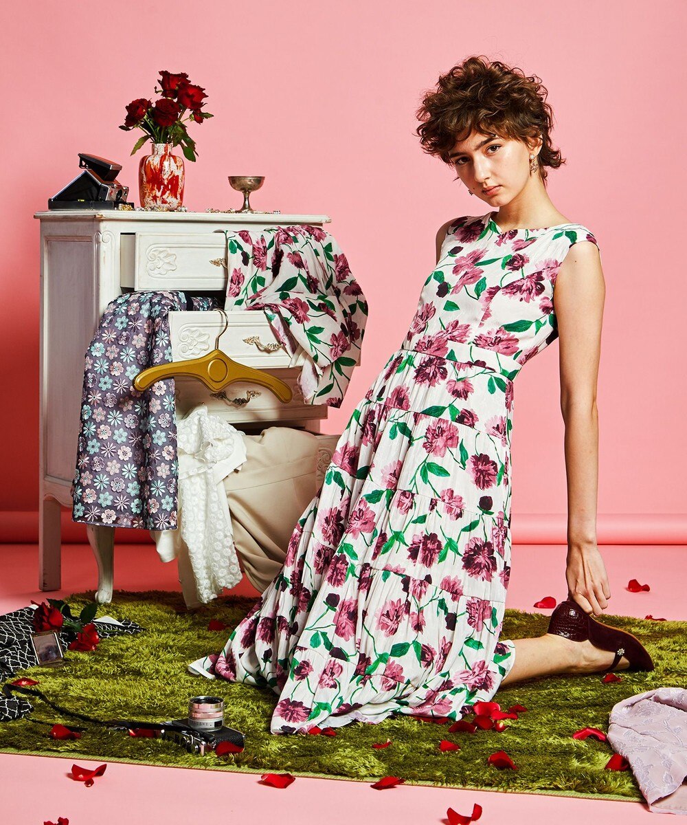 【オンワード】 TOCCA>ワンピース 【洗える!】ROSA LONG DRESS ロングドレス クリーム 6 レディース 【送料無料】