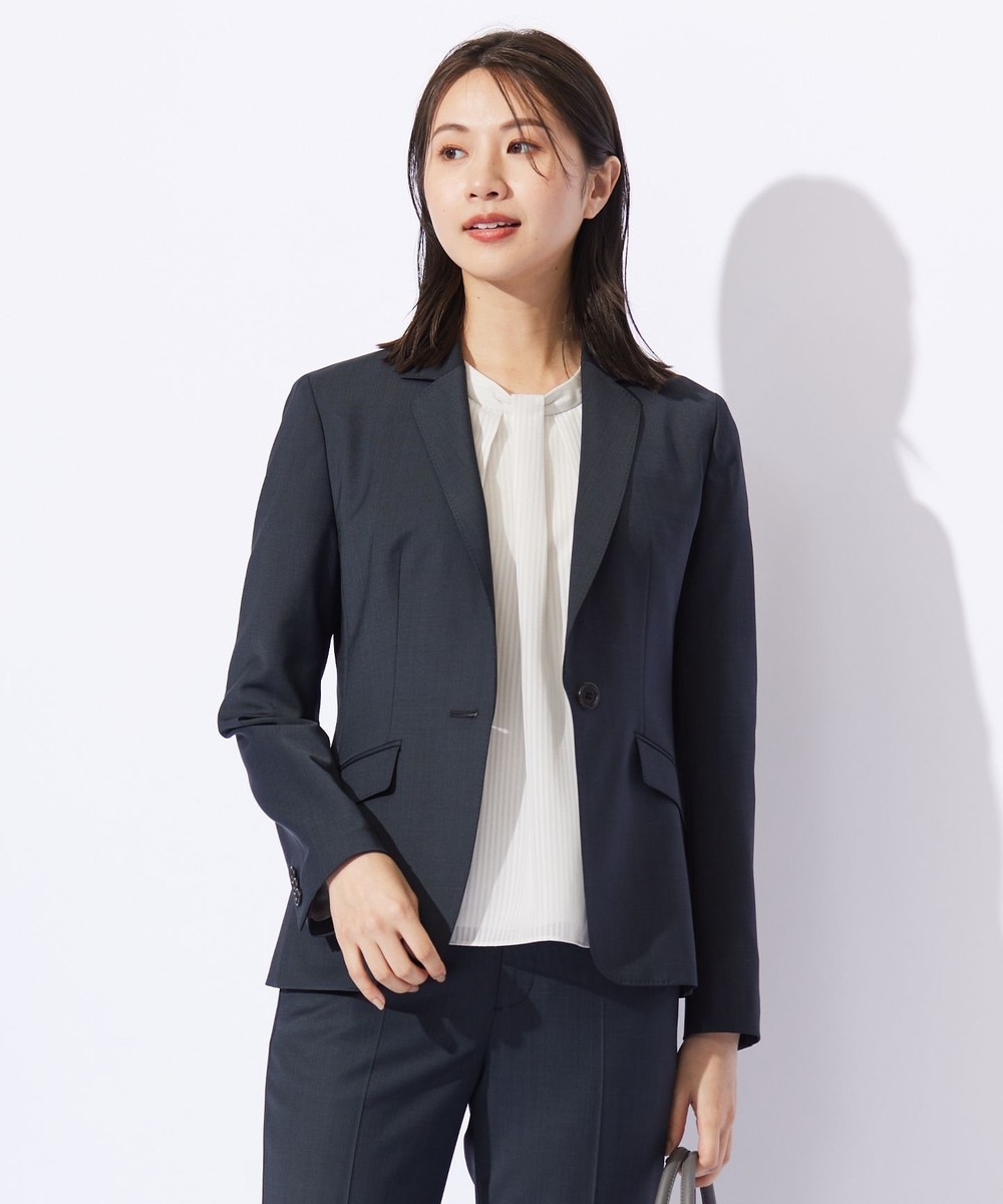 【オンワード】 J.PRESS LADIES>ジャケット/アウター 【セットアップ対応】BAHARIYE テーラード ジャケット ネイビーピンヘッド 11 レディース 【オンワード】 J.PRESS LADIES>ジャケット/アウター 【セットアップ対応】BAHARIYE テーラード ジャケット ネイビーピンヘッド 11 レディース