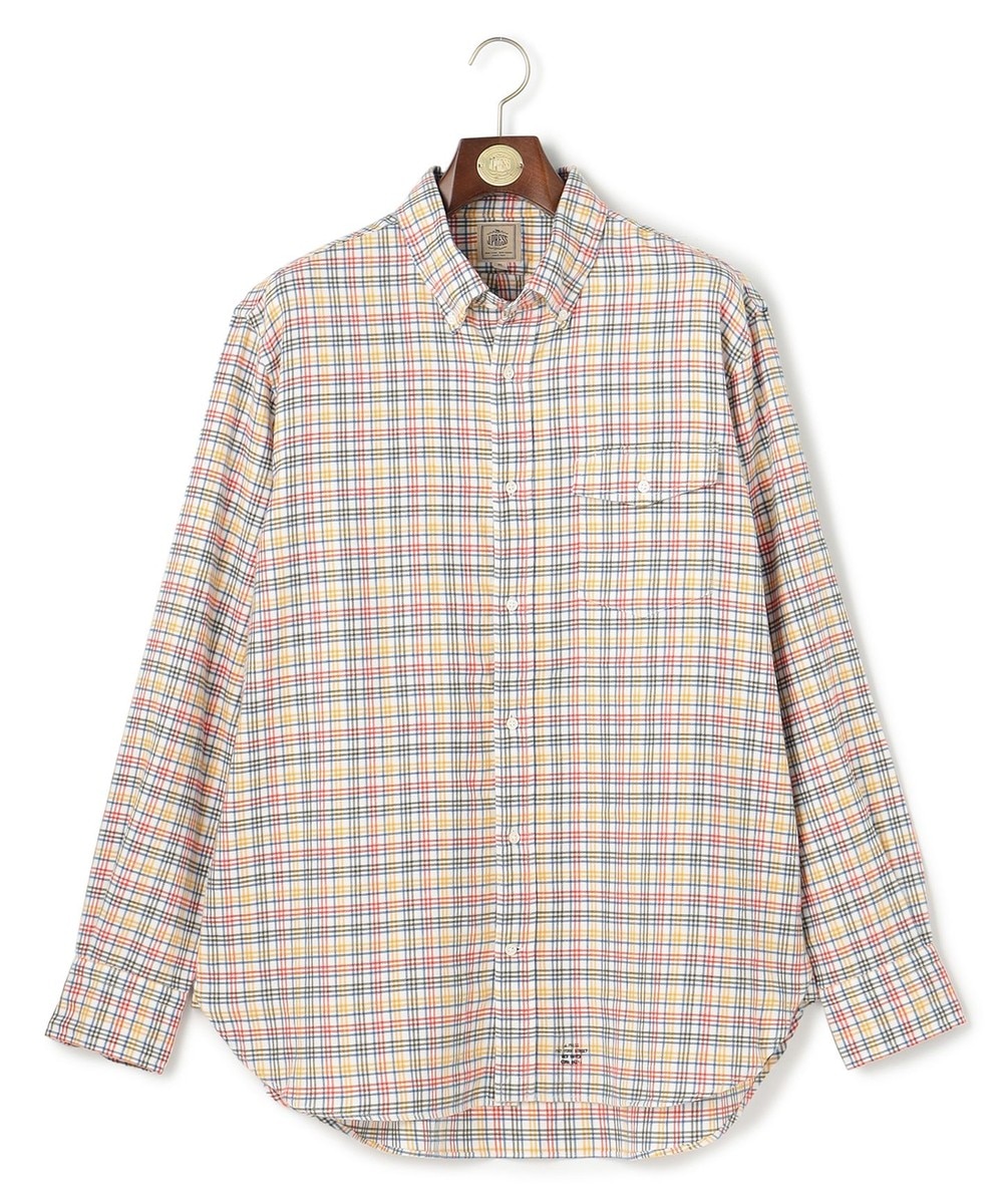 【オンワード】 J.PRESS MEN>トップス 【KING SIZE】テンセルミックスコットンネルシャツ / B.D. ホワイト 4L メンズ 【オンワード】 J.PRESS MEN>トップス 【KING SIZE】テンセルミックスコットンネルシャツ / B.D. ホワイト 4L メンズ