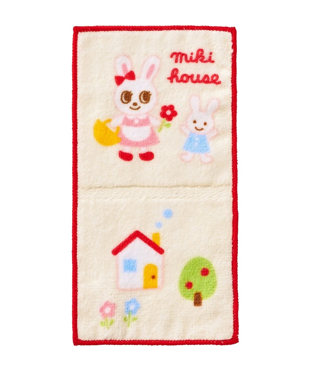 【オンワード】 MIKI HOUSE HOT BISCUITS>財布/小物 【ミキハウス】 ミニタオル 赤 -- キッズ