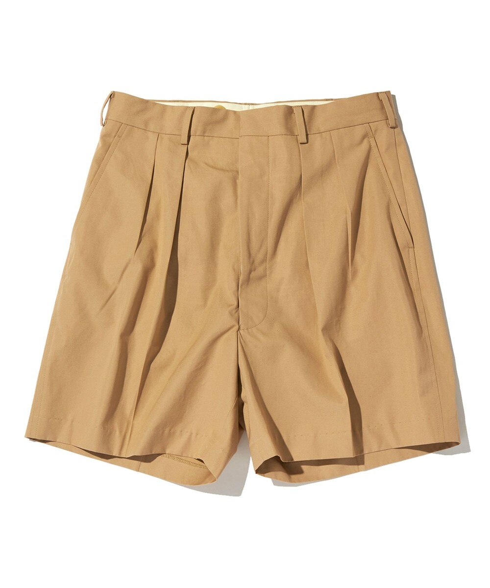 【オンワード】 J.PRESS MEN>パンツ 【J.PRESS ORIGINALS】VENTILE 2PLEATS SHORTS ベージュ 32 メンズ 【送料無料】