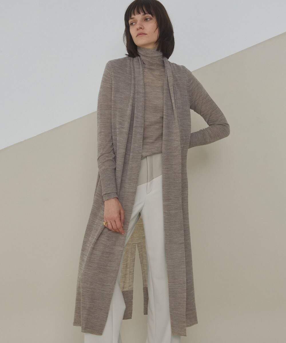 【オンワード】 BEIGE,>トップス ANGLES / ロングカーディガン Charcoal 4 レディース 【送料無料】