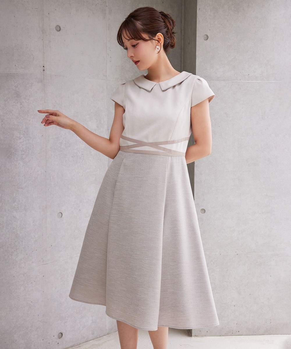 【オンワード】 TOCCA>ワンピース 【洗える】BRIGHT LUMINOUS ドレス ベージュ 0 レディース 【オンワード】 TOCCA>ワンピース 【洗える】BRIGHT LUMINOUS ドレス ベージュ 0 レディース