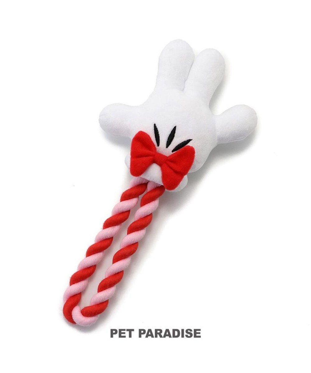 PET PARADISE>ペットグッズ ペットパラダイス ディズニーミニーマウス 手のロープおもちゃ - -