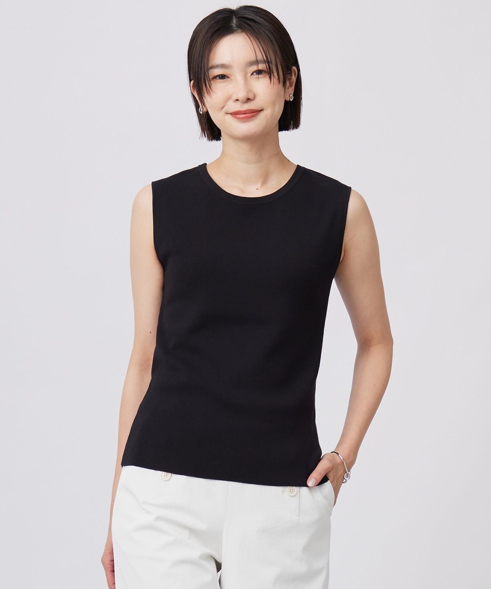 【オンワード】 J.PRESS LADIES>トップス 【WEB限定カラーあり・洗える】FINE SLEEVELESS ニット タンクトップ ブラック L レディース 【オンワード】 J.PRESS LADIES>トップス 【WEB限定カラーあり・洗える】FINE SLEEVELESS ニット タンクトップ ブラック L レディース