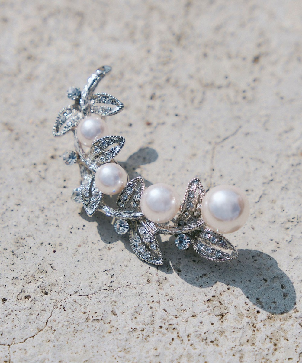 リーフパール ブローチ