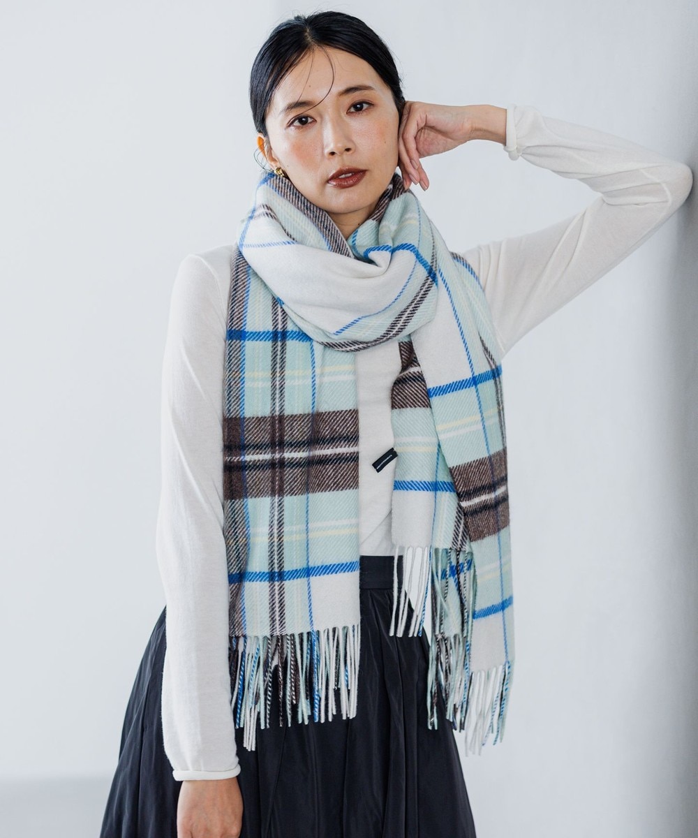 【オンワード】 23区>ファッション雑貨 カシミヤ チェック柄 ストール スモーキーグリーン F レディース 【オンワード】 23区>ファッション雑貨 カシミヤ チェック柄 ストール スモーキーグリーン F レディース