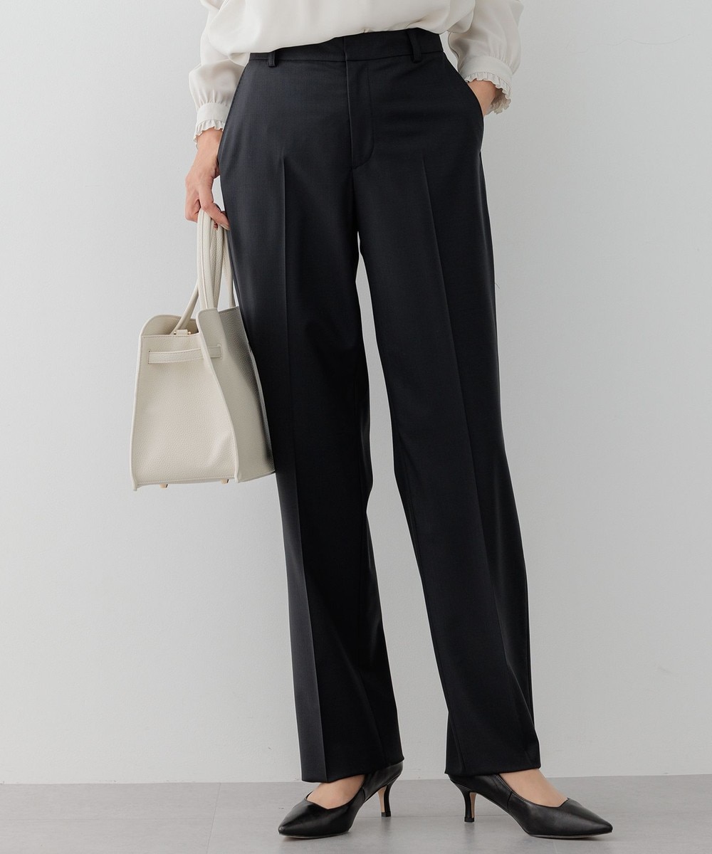【オンワード】 23区 S(小さいサイズ)>パンツ 【セットアップ対応】ラフィーネウール テーパードパンツ ブラック 28 レディース 【オンワード】 23区 S(小さいサイズ)>パンツ 【セットアップ対応】ラフィーネウール テーパードパンツ ブラック 28 レディース