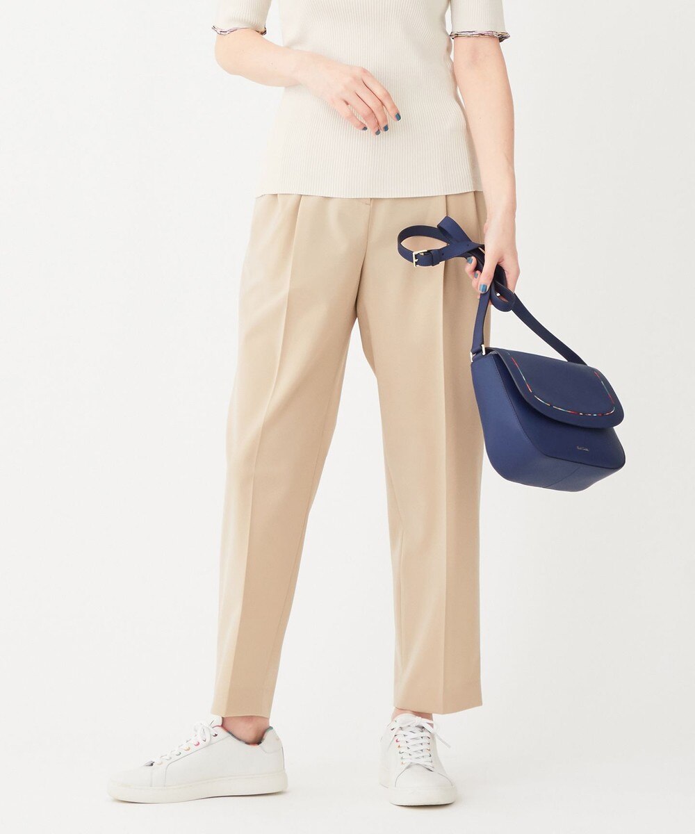 【オンワード】 Paul Smith>パンツ 【セットアップ対応・洗える】サステナブルテーラリング パンツ ベージュ 38 レディース 【送料無料】