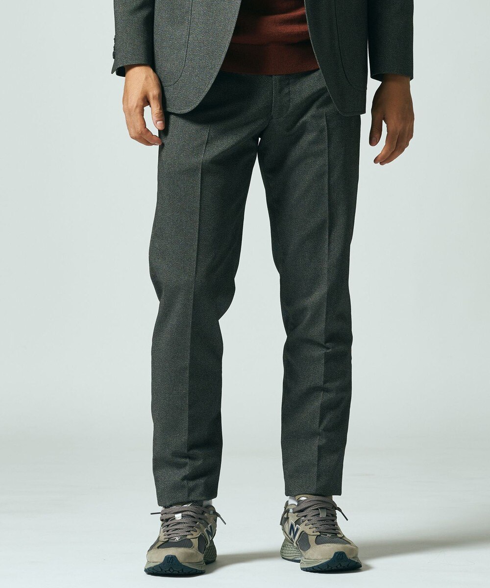 【オンワード】 J.PRESS MEN>パンツ 【J.PRESS PLUS】スローンイージWライクポリエステルホームスパン スラックス ライトグレー 78 メンズ 【送料無料】