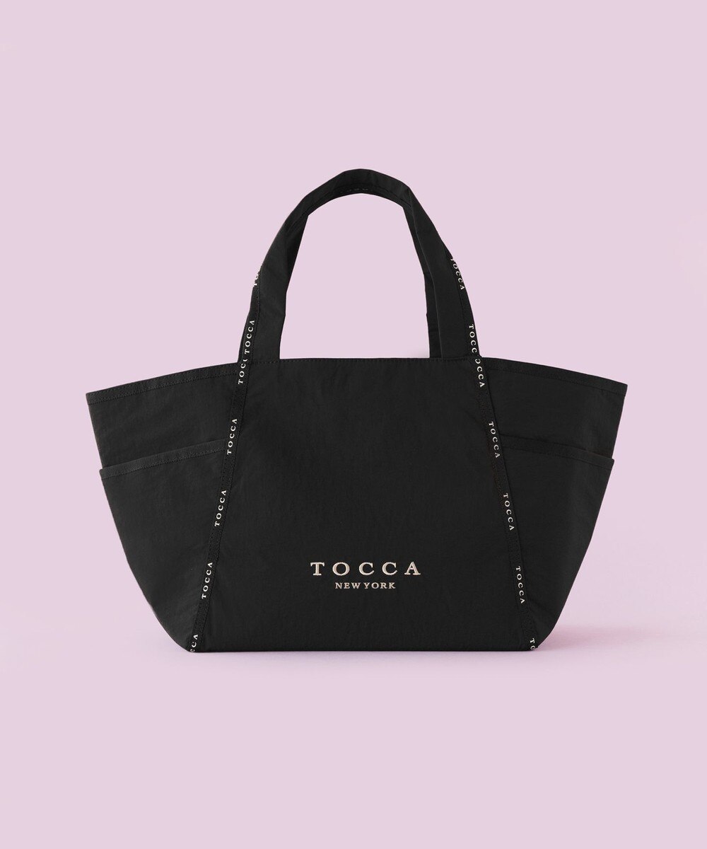 【オンワード】 TOCCA>バッグ 【WEB＆一部店舗限定】【撥水】PISCINA TOTE M トートバッグ M ブラック F レディース