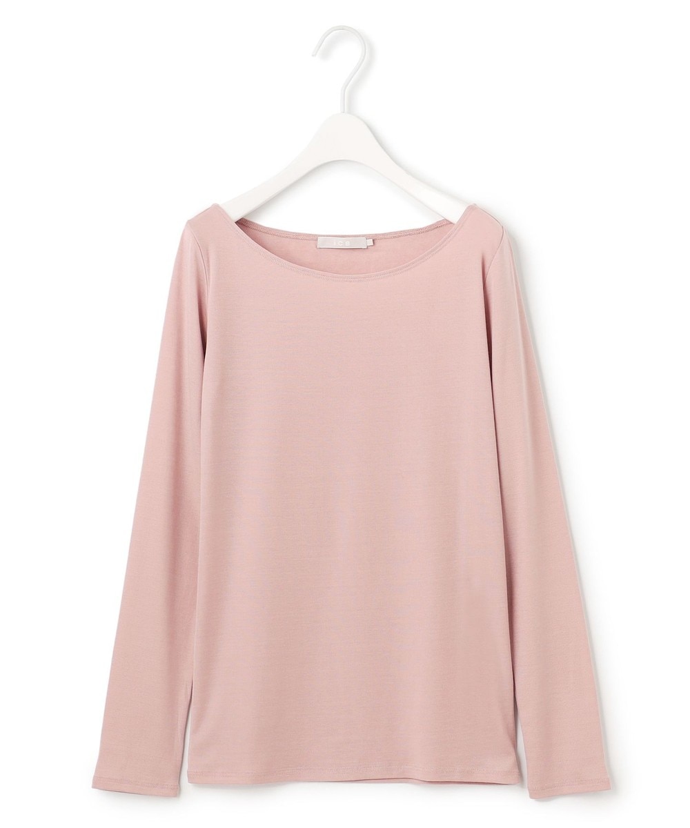 【オンワード】 ICB>トップス 【洗える】リヨセルカシミヤスムース ボートネックカットソー ヘイズピンク M レディース 【オンワード】 ICB>トップス 【洗える】リヨセルカシミヤスムース ボートネックカットソー ヘイズピンク M レディース