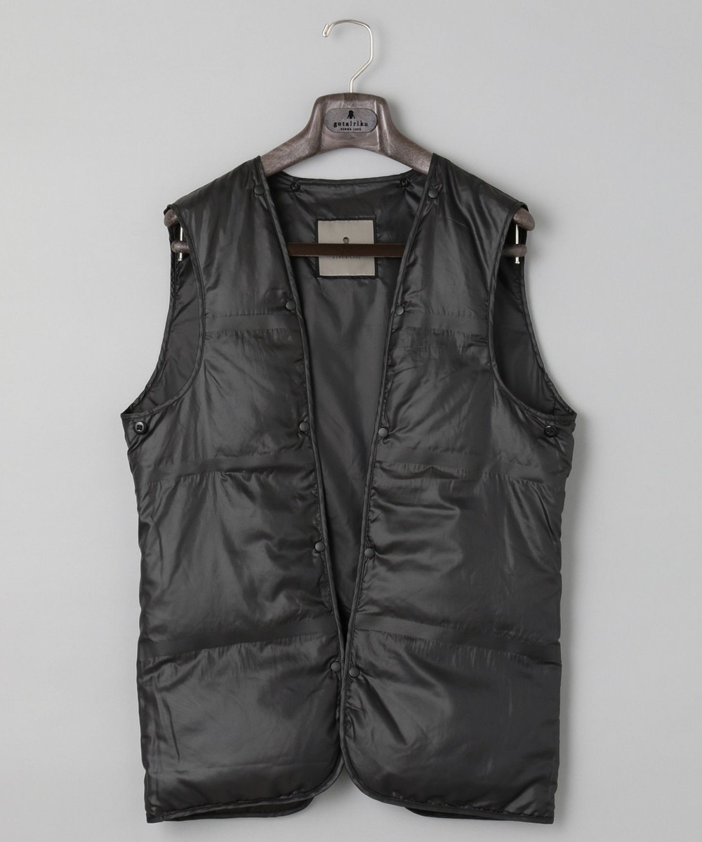 【オンワード】 GOTAIRIKU>トップス 【対象コートとの脱着可能】【ADS】デタッチャブル ダウンライナー ブラック LL メンズ 【送料無料】
