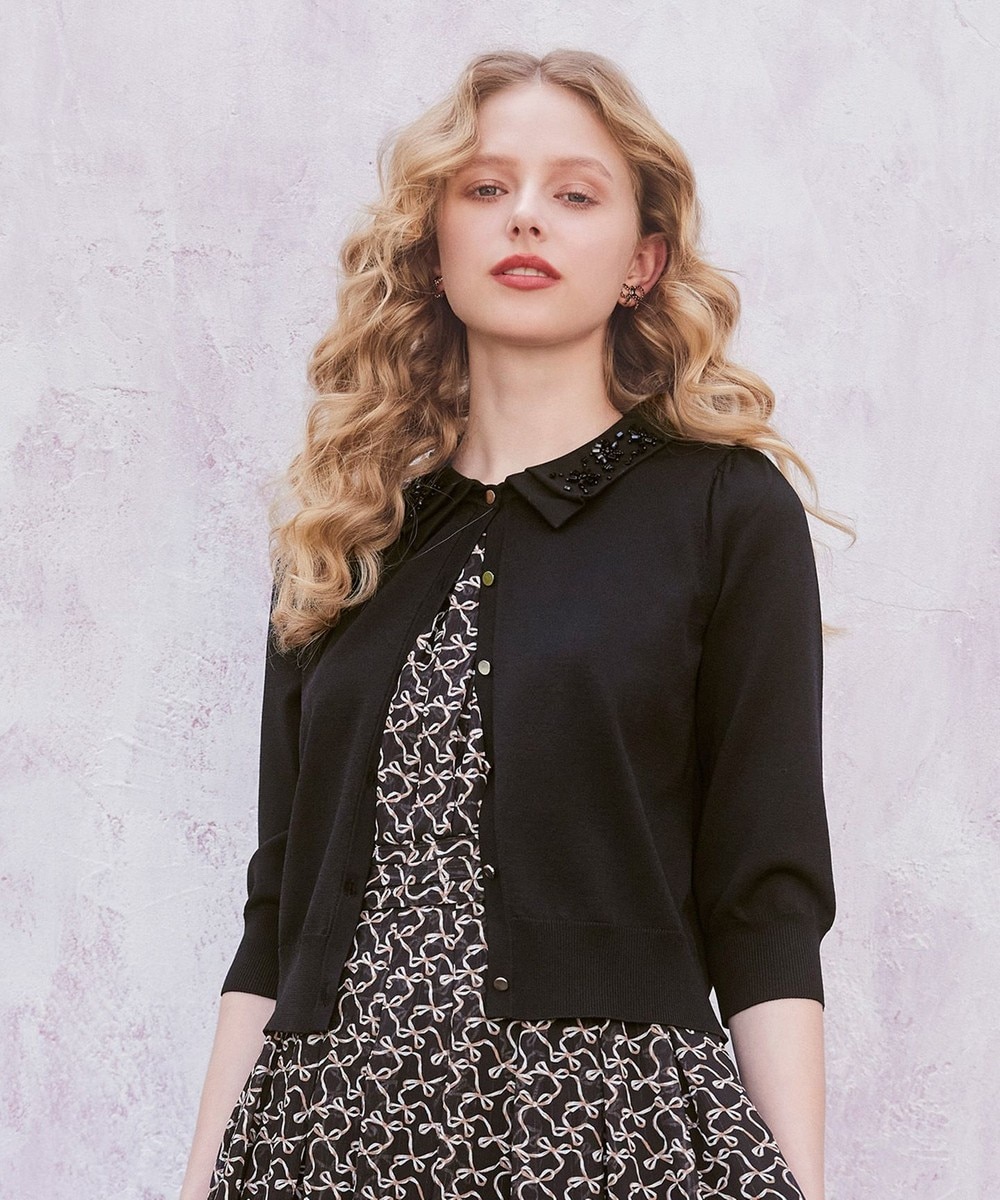 【オンワード】 TOCCA>トップス 【洗える】TREASURE BOX ニットカーディガン ブラック F レディース 【オンワード】 TOCCA>トップス 【洗える】TREASURE BOX ニットカーディガン ブラック F レディース