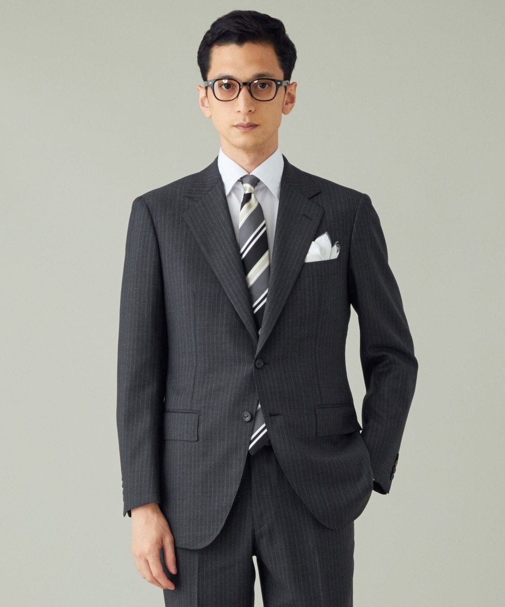 【オンワード】 GOTAIRIKU>スーツ/ネクタイ 【DORMEUIL】ECHO S130's スーツ グレー 38 メンズ 【送料無料】