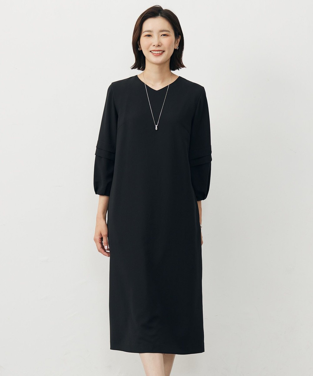 【オンワード】 J.PRESS LADIES>ワンピース 【洗える・吸水速乾・接触冷感・セットアップ対応】Light ジョーゼット ワンピース ブラック 9 レディース 【オンワード】 J.PRESS LADIES>ワンピース 【洗える・吸水速乾・接触冷感・セットアップ対応】Light ジョーゼット ワンピース ブラック 9 レディース