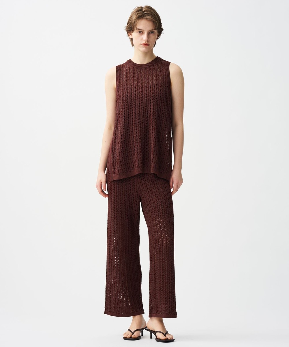 【オンワード】 uncrave>パンツ シースルーケーブルニット パンツ ブラウン F レディース 【オンワード】 uncrave>パンツ シースルーケーブルニット パンツ ブラウン F レディース