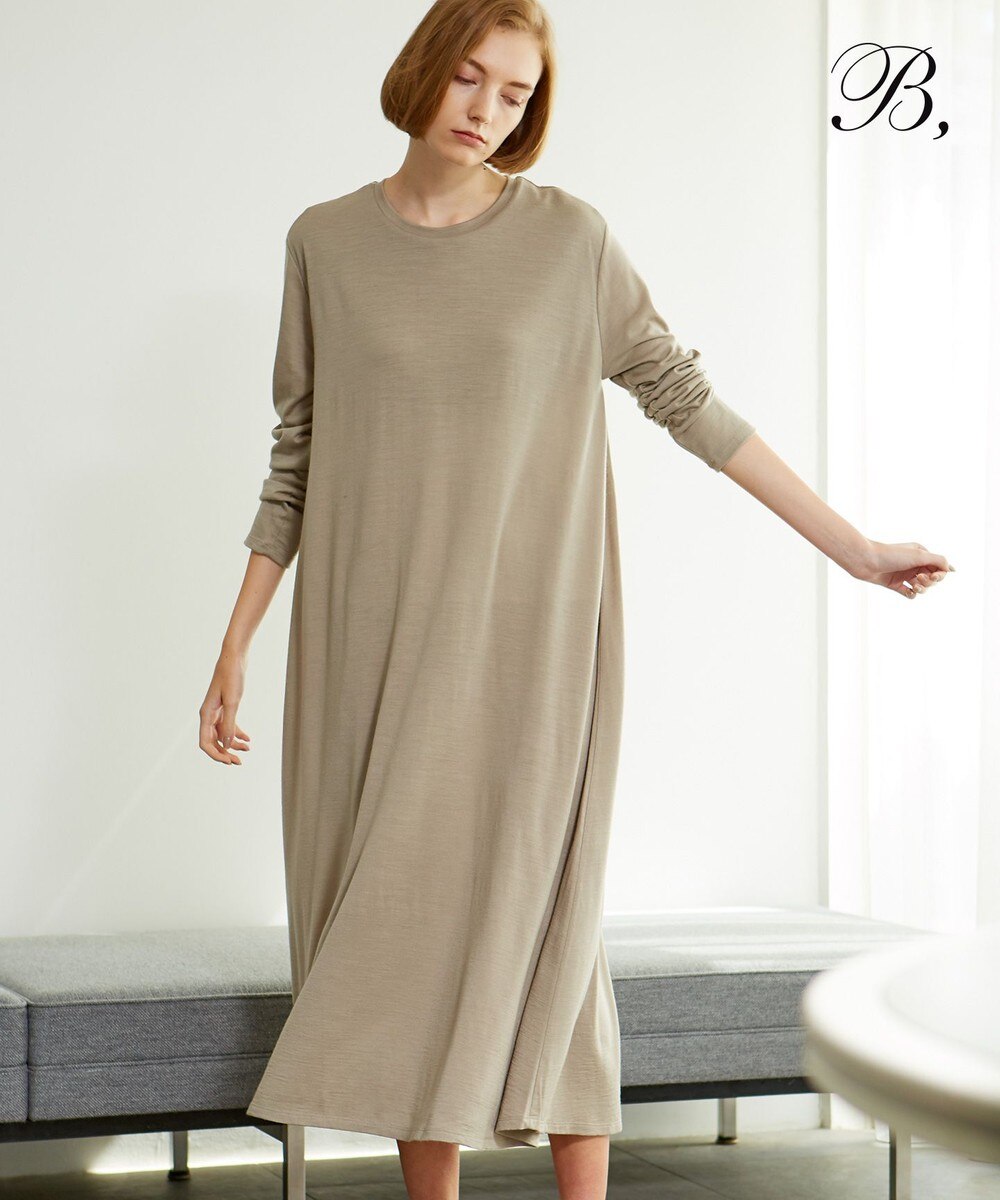 【オンワード】 BEIGE，>ワンピース 【B,】SIENNA / ワンピース Stone M レディース 【送料無料】