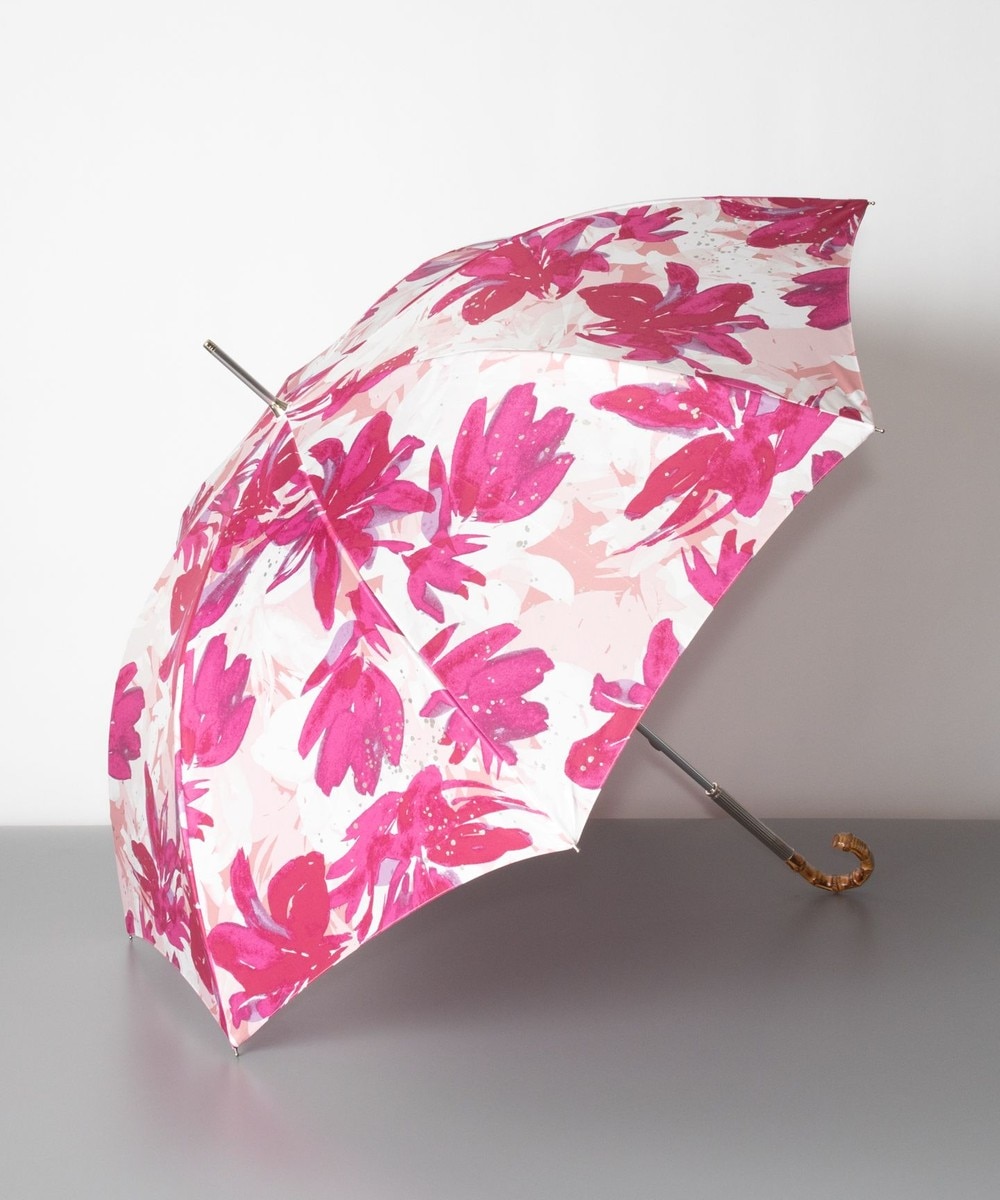AURORA>ファッション雑貨 JILL STUART ジル スチュアート フラワープリント柄 雨傘（長傘） フューシャピンク FREE レディース 【送料無料】