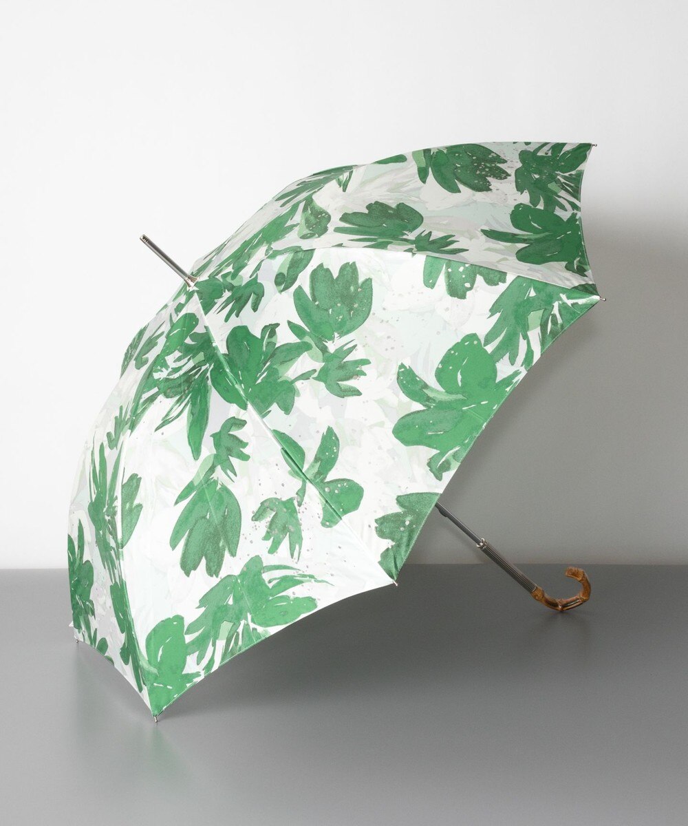 AURORA>ファッション雑貨 JILL STUART ジル スチュアート フラワープリント柄 雨傘（長傘） グリーン FREE レディース 【送料無料】