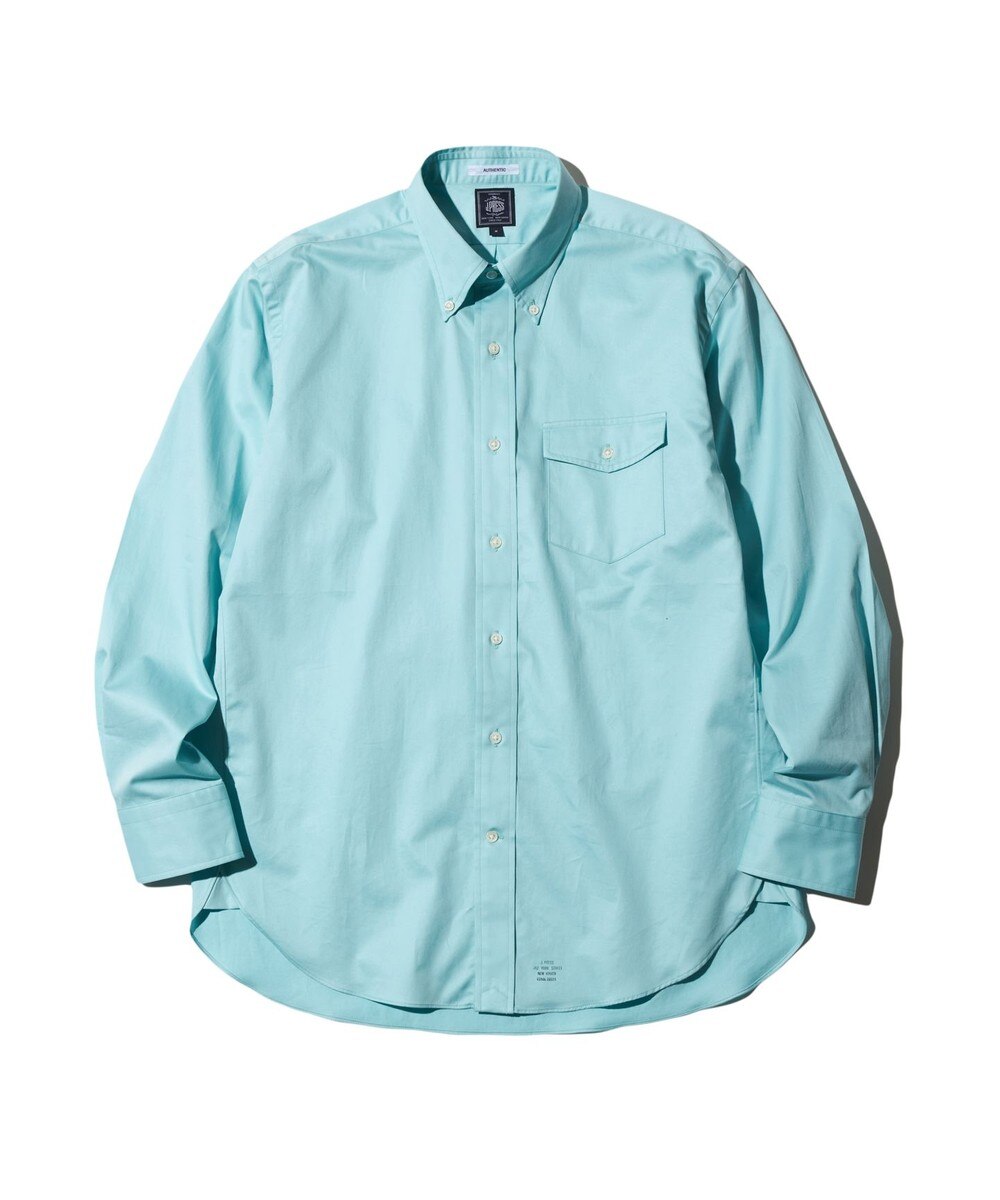 【オンワード】 J.PRESS MEN>トップス 【J.PRESS ORIGIMALS】FINX COTTON TWILL B.D. SHIRT グリーン LL メンズ