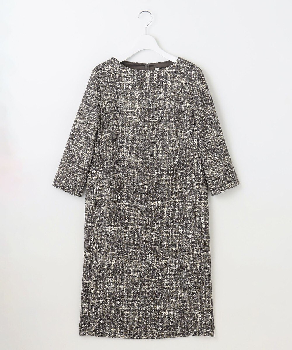 【オンワード】 自由区>ワンピース 【洗える】プリントジャガードストレッチ ワンピース ブラウン 40 レディース 【オンワード】 自由区>ワンピース 【洗える】プリントジャガードストレッチ ワンピース ブラウン 40 レディース