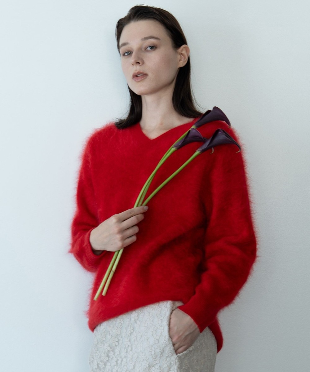 【オンワード】 自由区>トップス 【カトリエムブーケ】Cachemire hirsute Vネックプルオーバーニット フューシャ 38 レディース 【オンワード】 自由区>トップス 【カトリエムブーケ】Cachemire hirsute Vネックプルオーバーニット フューシャ 38 レディース