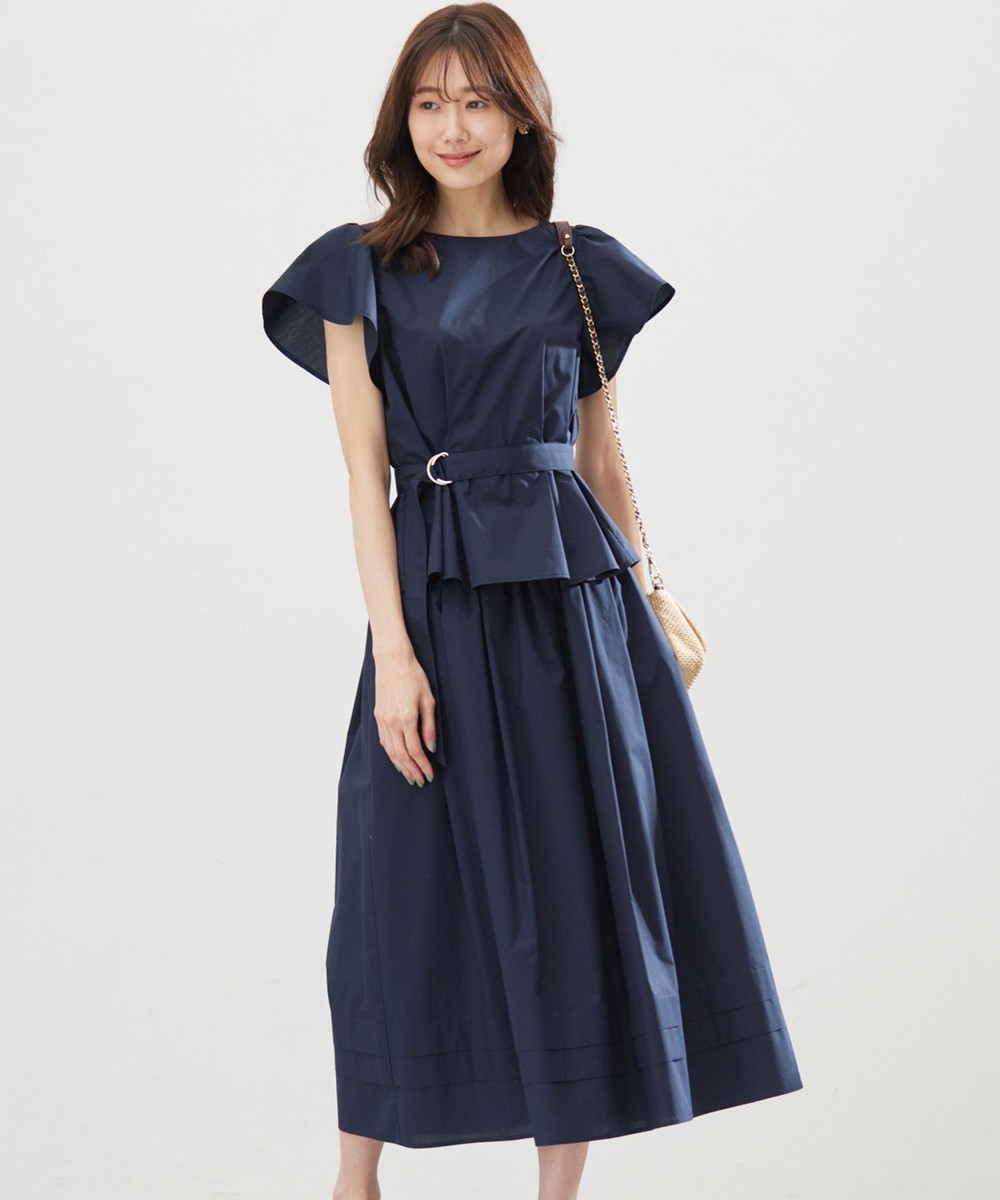 【オンワード】 組曲 S(小さいサイズ)>ワンピース 【WEB限定】コットンポリエステルタイプライター セットアップ ネイビー S2 レディース 【オンワード】 組曲 S(小さいサイズ)>ワンピース 【WEB限定】コットンポリエステルタイプライター セットアップ ネイビー S2 レディース