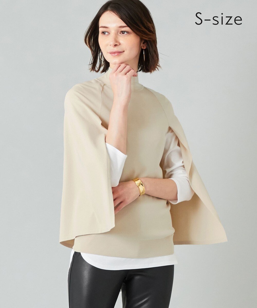 【オンワード】 BEIGE,>トップス 【S-size】CEVINS / ケープニット Fog Blue 32 レディース 【送料無料】