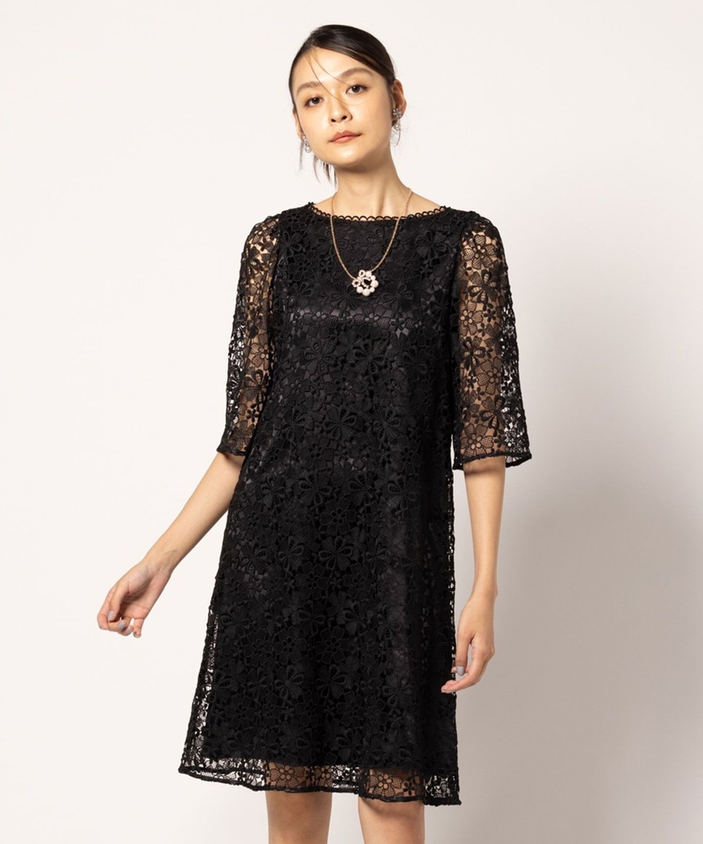 【オンワード】 TOCCA>ワンピース 【洗える】PRIMROSE POSY ドレス ブラック 6 レディース 【オンワード】 TOCCA>ワンピース 【洗える】PRIMROSE POSY ドレス ブラック 6 レディース